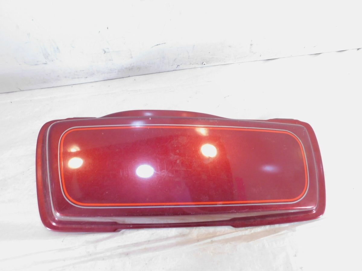 Harley Davidson Touring Road King & Electra Glide Red Left Saddlebag Cover Lid - C3 Cycle