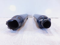 Harley Davidson Electra Road Street Glide Black Left Right Exhaust Pipe Mufflers