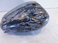 2000 Victory Standard & Sport V92 Cruiser Silver & Black Fuel Gas Tank - Dented - C3 Cycle