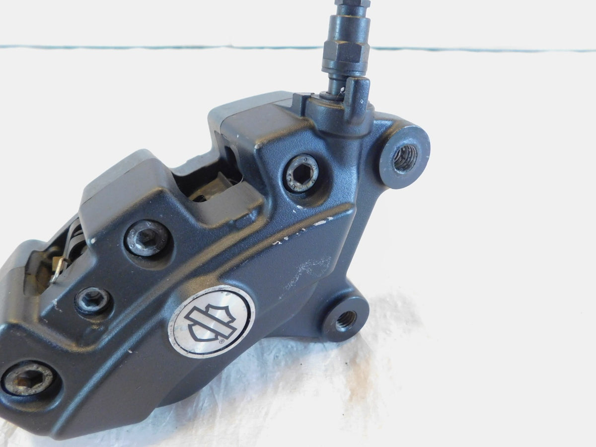 Harley Road King Street Electra Glide Right Black Dual Disc Brembo Brake Caliper - C3 Cycle