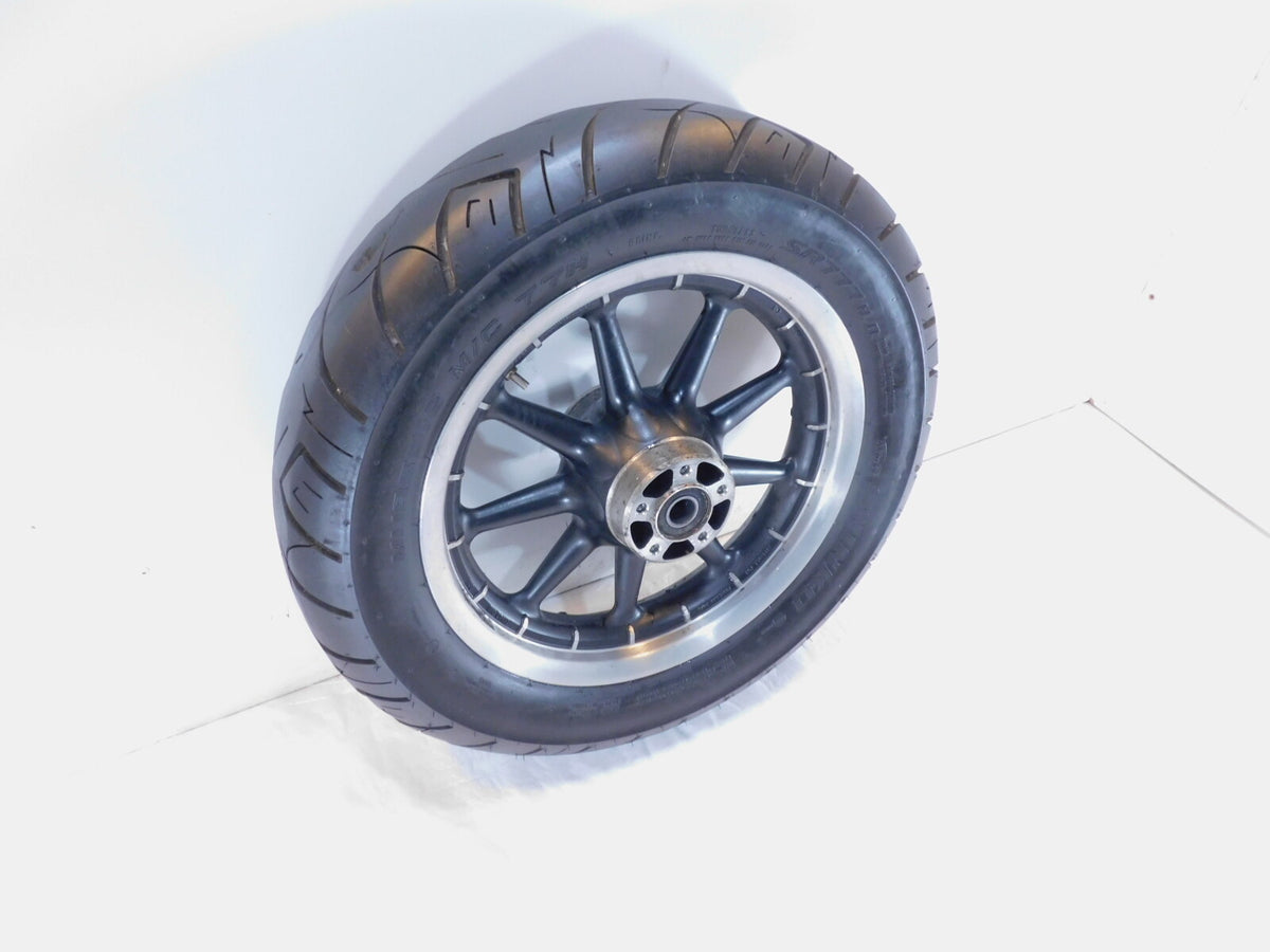 Harley Davidson Touring Road Street & Electra Glide Black Rear Wheel Rim & Tire - C3 Cycle