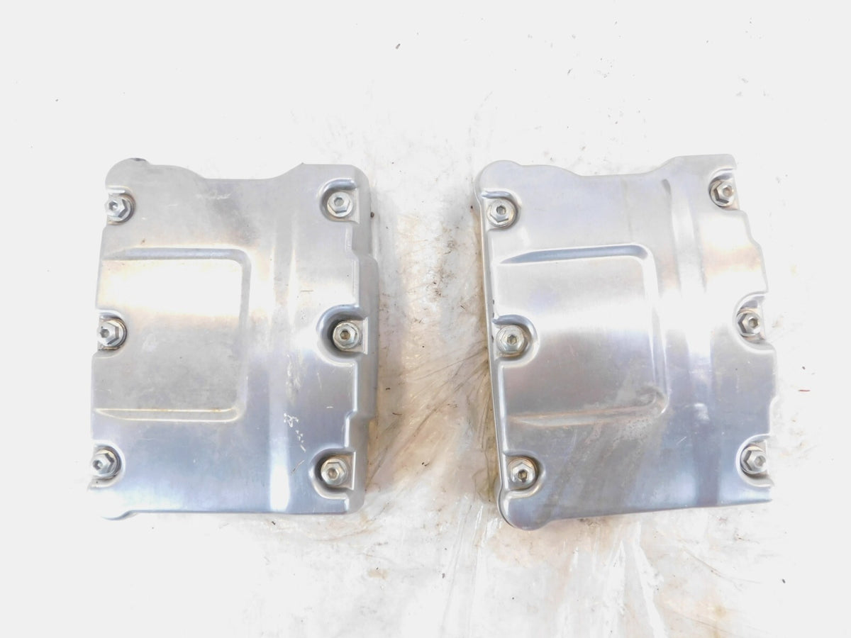Harley Polished Twin Cam Touring Dyna Softail Cylinder Head Rocker Boxes & Arms - C3 Cycle