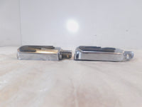 Pair Harley Touring FXR Dyna Sportster & Softail Black ISO Peg Footpeg Footrests - C3 Cycle