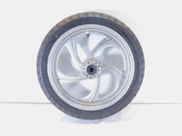 2008-2009 Victory Vision Touring Silver Cast Front Wheel Rim & Tire - Bent - C3 Cycle