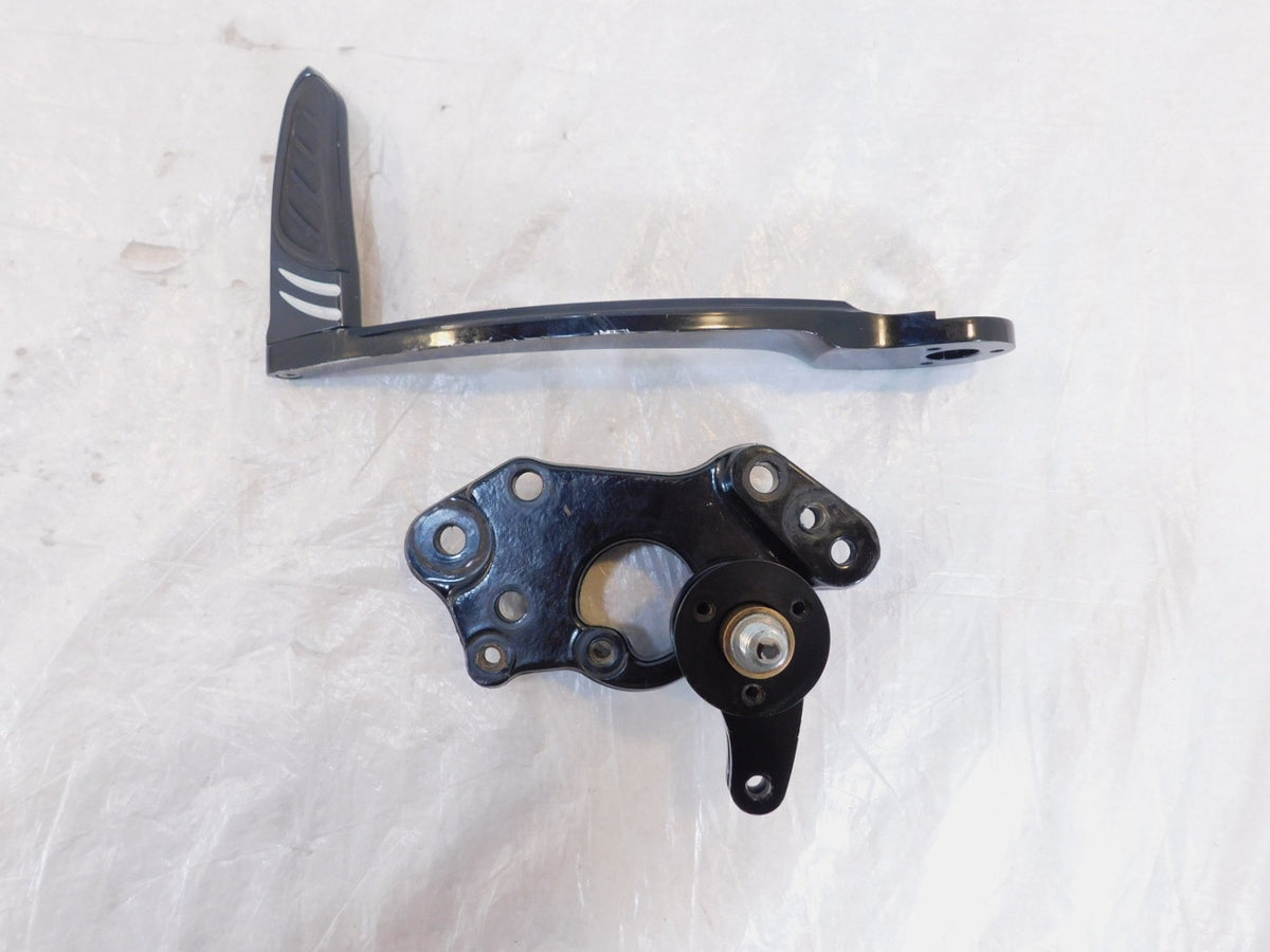 Harley Performance Machine Black Road King Electra Street Glide Rear Brake Pedal - C3 Cycle