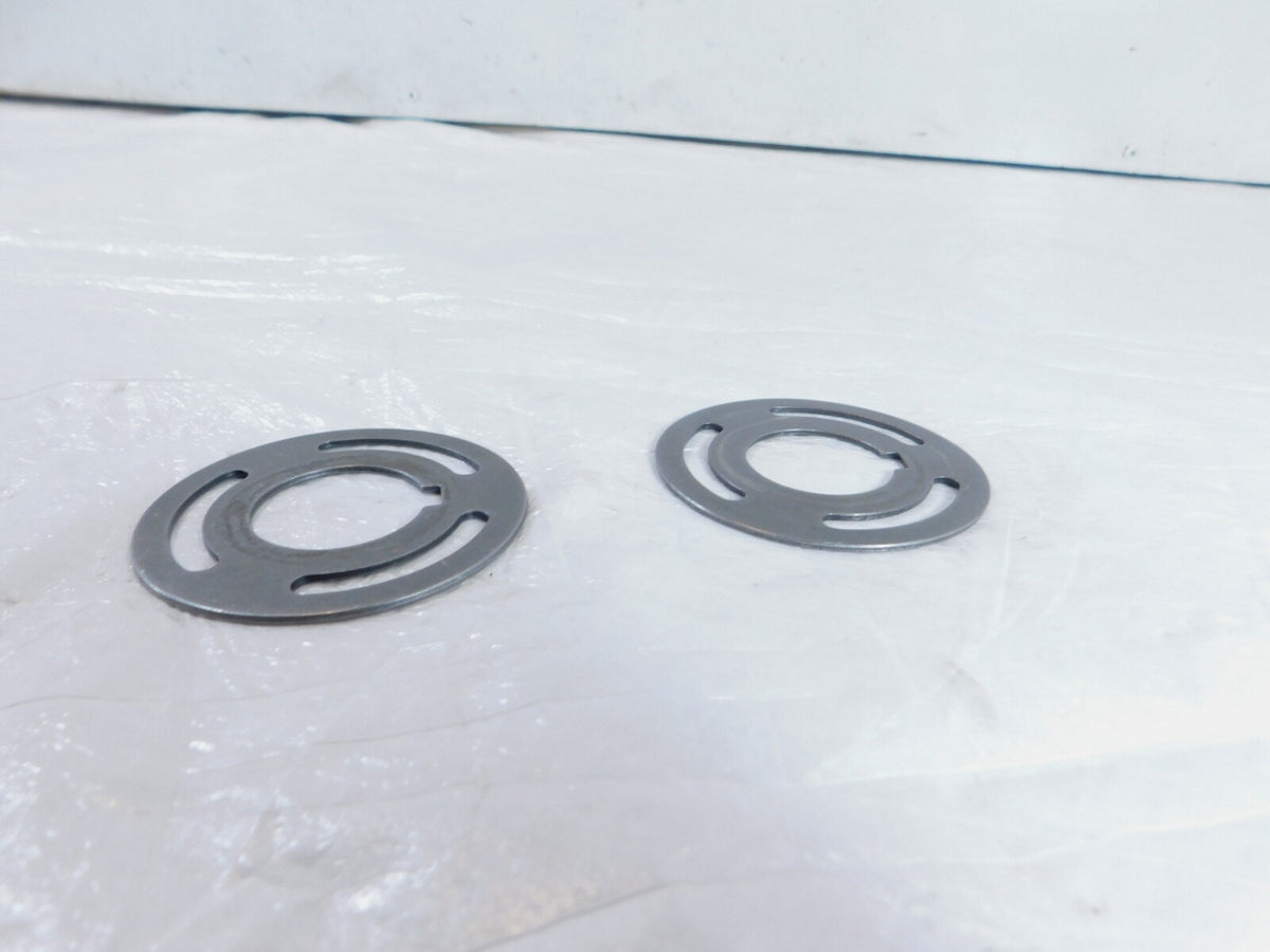 Pair 2002 MZ Skorpion Tour MZ660 660 Dual Crankshaft Bearing Cover Washers