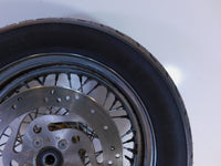 Harley Davidson Sportster Softail & Dyna 16" Chrome Laced Rear Wheel Rim - Bent - C3 Cycle
