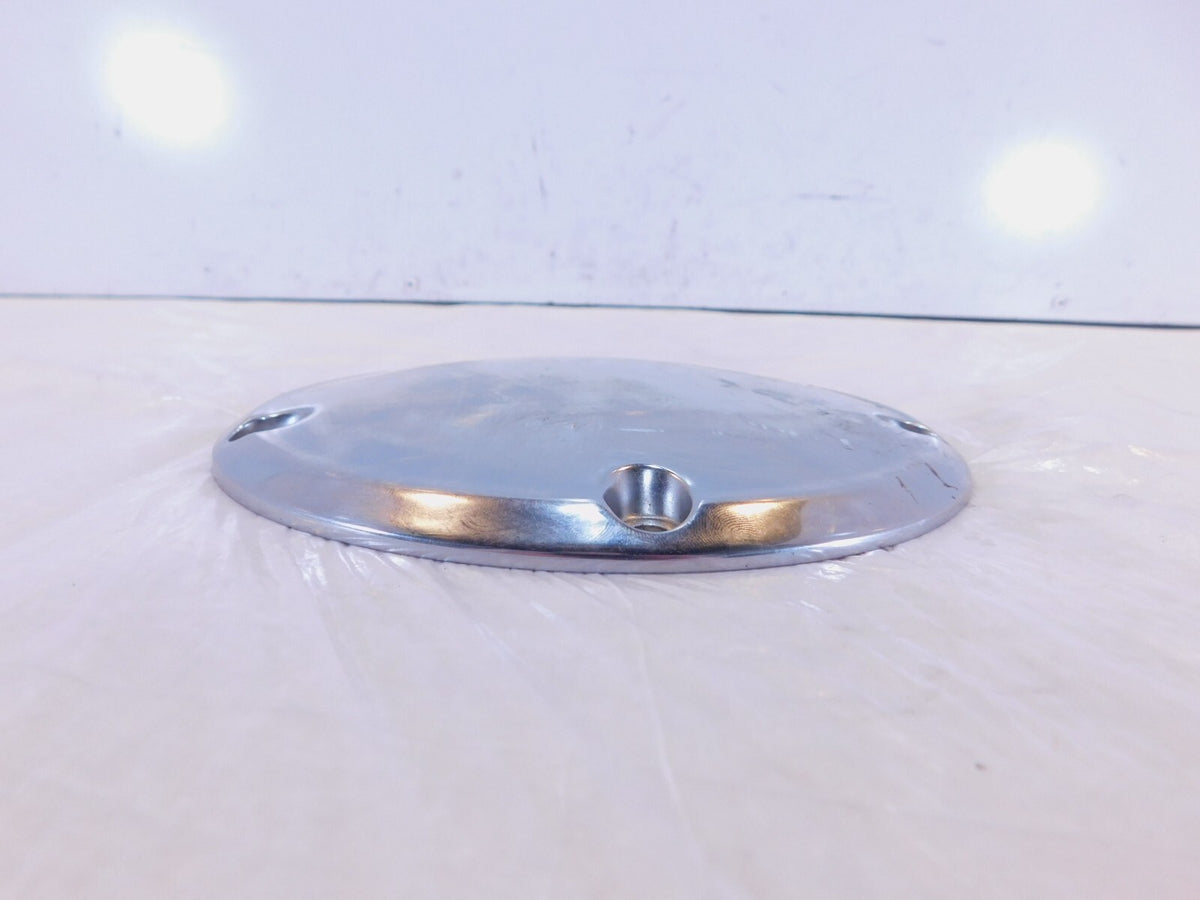 Harley Davidson Twin Cam Dyna Softail Left Engine Chrome Derby Clutch Cover - C3 Cycle