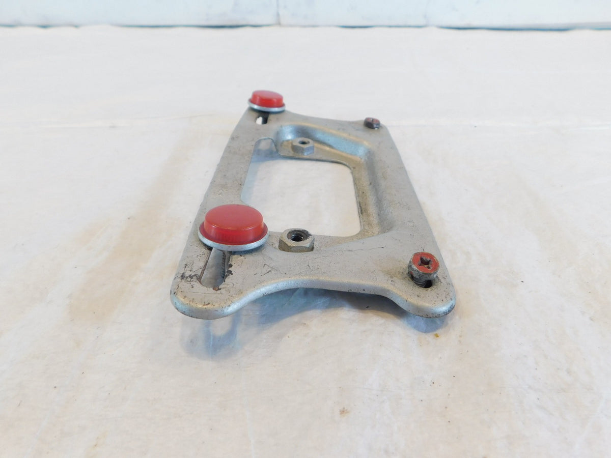 1982 Honda CM450C 450 Custom Silver Rear License Number Plate Tag Mount Bracket - C3 Cycle