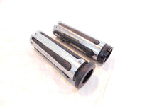 Harley Davidson Dyna Sportster Softail Chrome Left & Right Handlebar Hand Grips - C3 Cycle