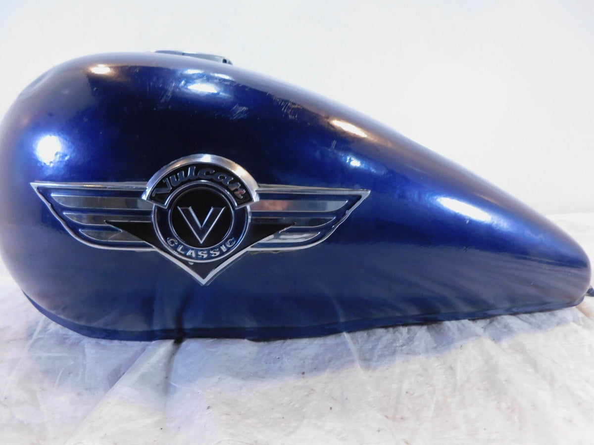 87-88 Kawasaki Vulcan 1500B VN15-SE VN1500B Blue Fuel Gas Petrol Tank Reservoir - C3 Cycle