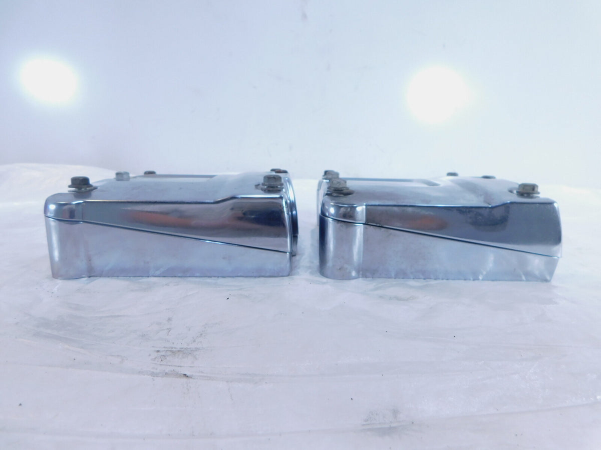 Harley Davidson Touring Dyna & Softail Chrome Cylinder Head Rocker Boxes - C3 Cycle