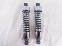 One Harley Davidson Dyna Super & Wide Glide 12 1/2" Chrome Rear Shock Absorbers - C3 Cycle