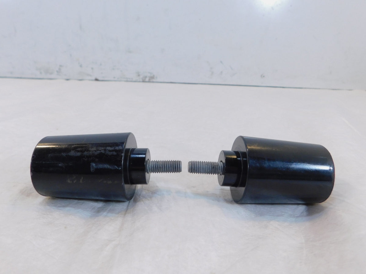 2012-2018 BMW F800 F800GT Black Front Left & Right Handlebar Bar End Weights - C3 Cycle