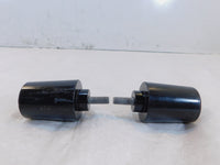 2012-2018 BMW F800 F800GT Black Front Left & Right Handlebar Bar End Weights - C3 Cycle