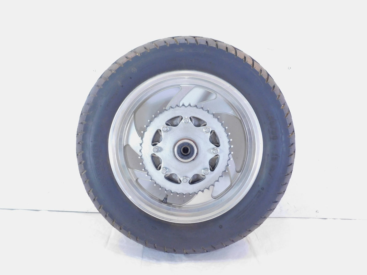 Cixi Kingring Rongyao Aggressor V & Jinlun 250cc Silver Rear Wheel Rim & Tire - C3 Cycle
