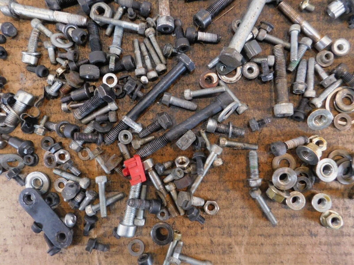 2008 08 Victory Vegas Engine & Motor Nuts Bolts & Brackets Parts Box Lot - C3 Cycle