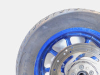 Harley Touring Road Street & Electra Glide Blue Mag Cast Rear Wheel Rim & Tire - C3 Cycle