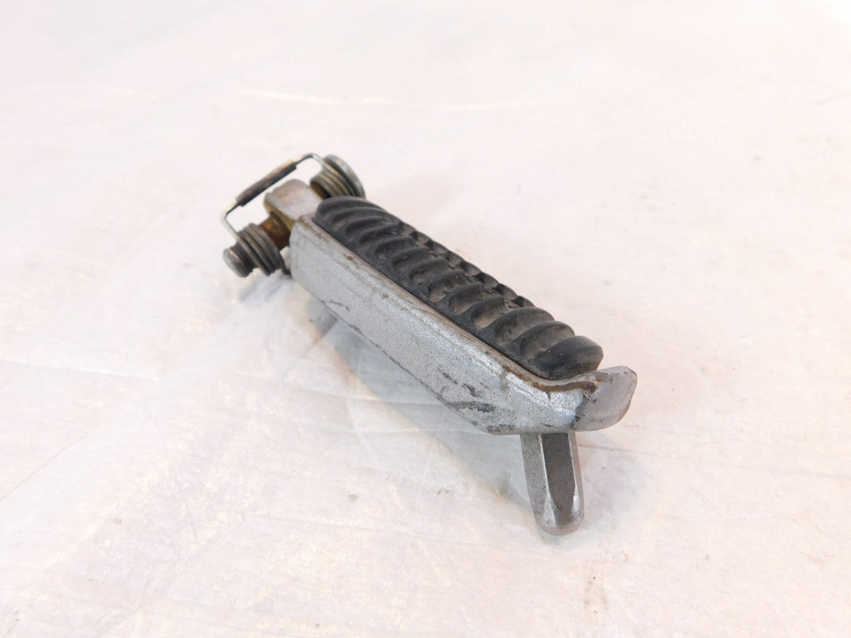 Harley Touring FXR Dyna Sportster & Softail Black Silver Peg Footpeg Footrests