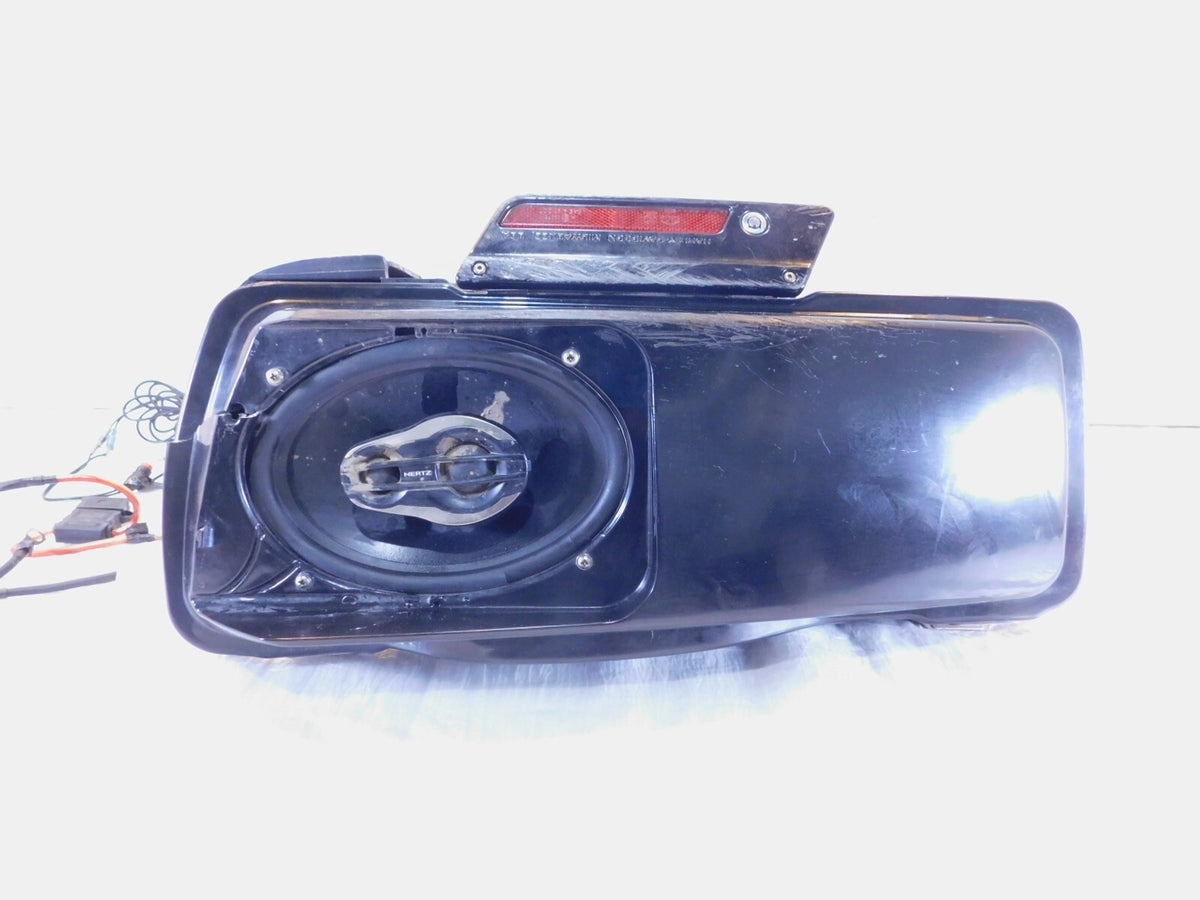 1999 Harley Davidson Touring Road Glide FLTR Black Speaker Luggage Saddlebag Bag - C3 Cycle