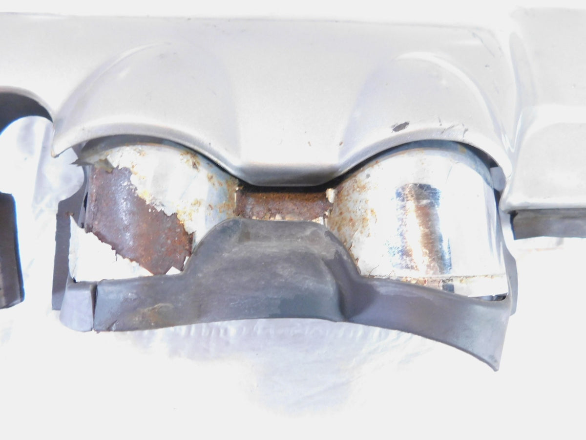 Honda GL1800 Goldwing 1800 Silver Right Exhaust Header Pipe Muffler Shield Cover - C3 Cycle