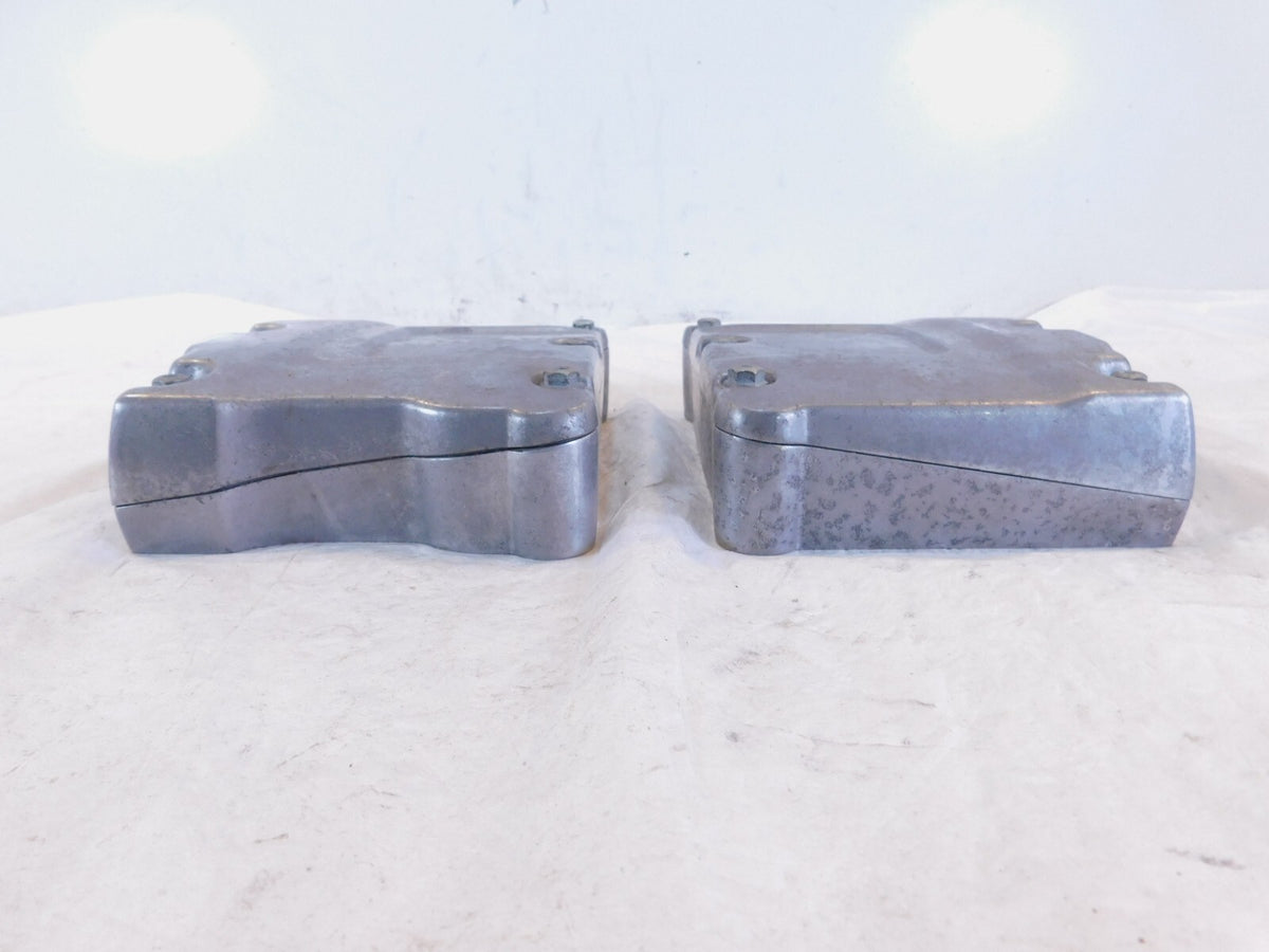 Harley Polished Twin Cam Touring Dyna Softail Cylinder Head Rocker Boxes & Arms - C3 Cycle