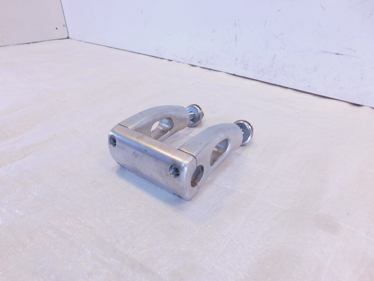 2001  Indian Centennial Scout Front Fork Handlebar Riser Mount Brackets - C3 Cycle