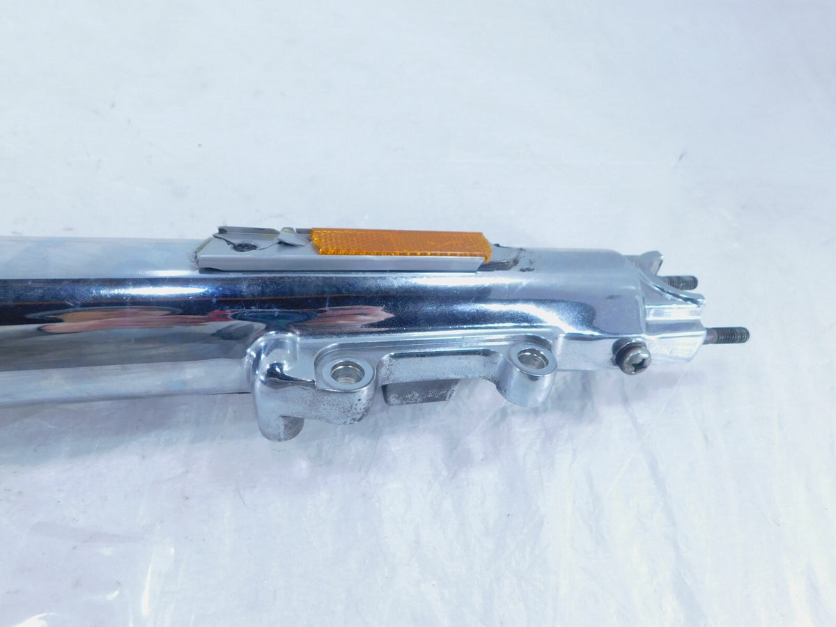 Bent Harley Davidson Road Street Electra Glide Chrome Right Front Fork End Shock - C3 Cycle
