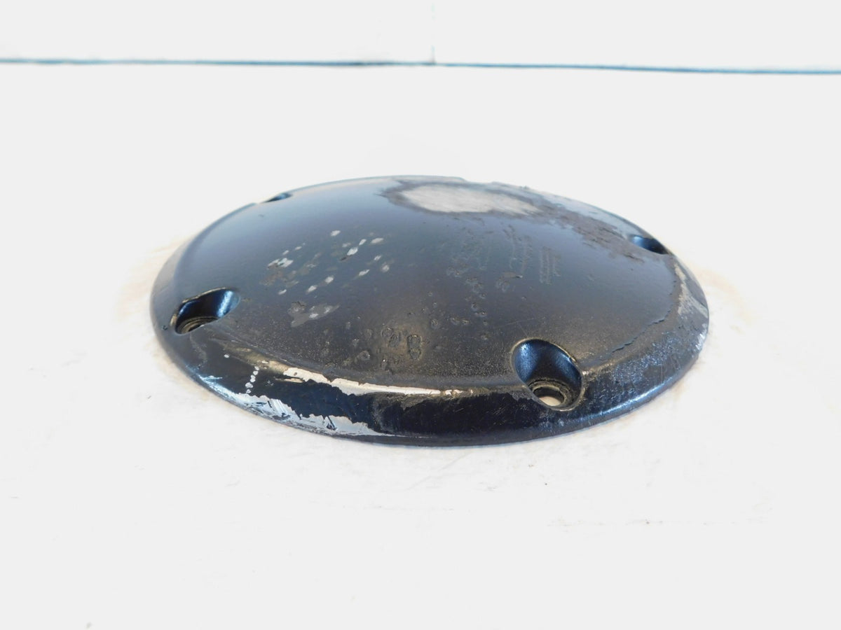 Harley Davidson Twin Cam Dyna & Softail Left Engine Black Derby Clutch Cover - C3 Cycle