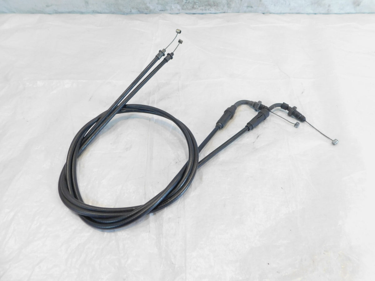 Moto Guzzi California 1100 Special Sport Alu Titanium Throttle Open/Close Cables - C3 Cycle