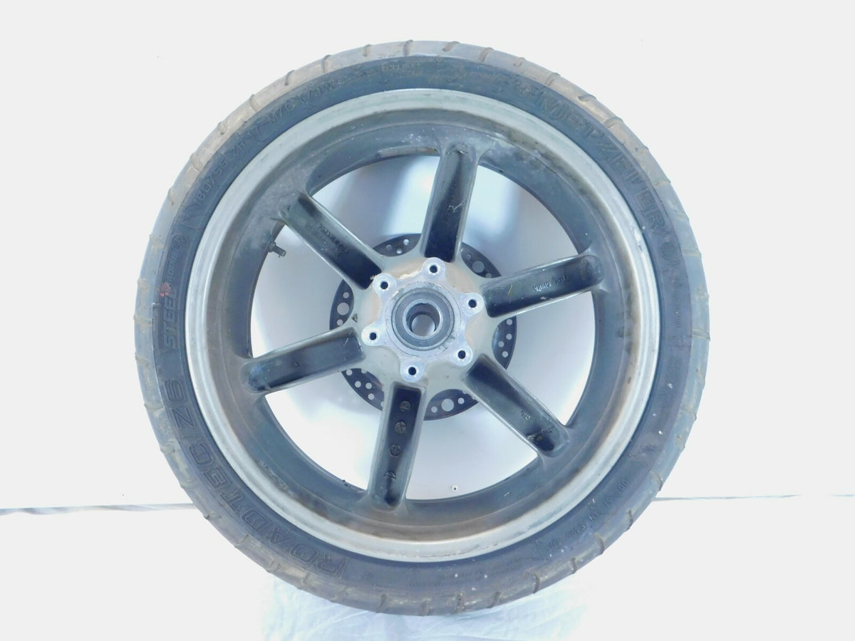2007-2009 Buell XB XB12 XB12X Ulysses Cast 6 Spoke Rear Wheel Rim Tire & Rotor - C3 Cycle