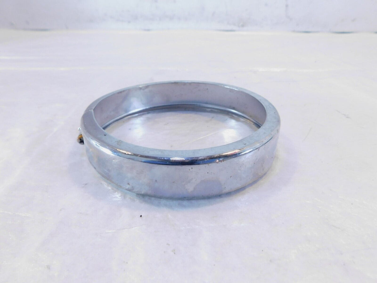 Harley Touring Electra Glide & Softail Passing Fog Light Lamp Chrome Trim Ring - C3 Cycle