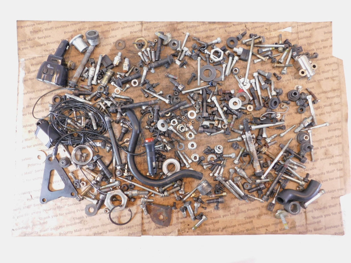 2014 14 Indian Chieftain Engine Bolts Nuts & Brackets Hardware Parts Box Lot - C3 Cycle