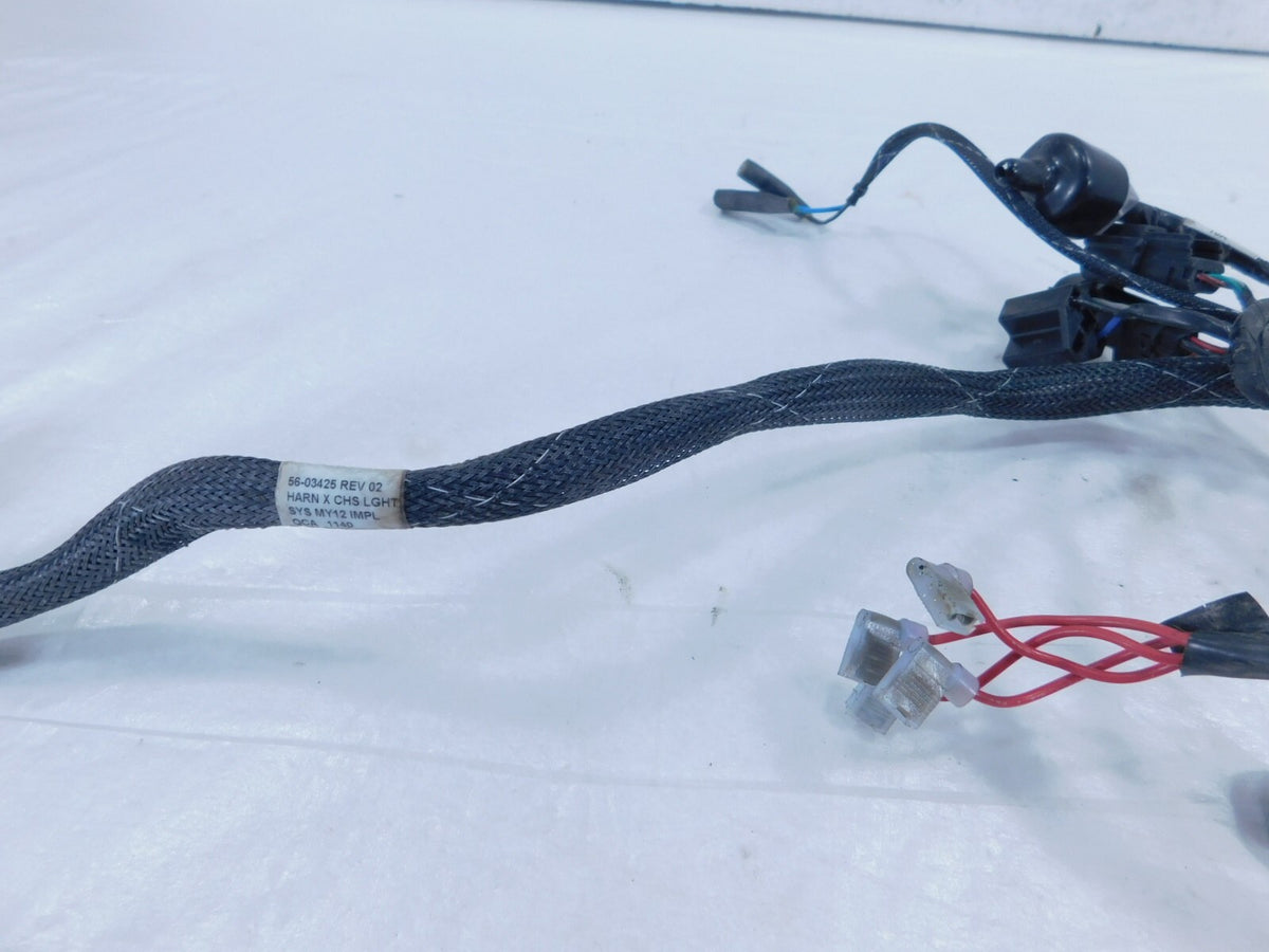 2012 12 Zero Motorcycle XU Chassis Lighting Light Wiring Sub Wire Harness Loom - C3 Cycle