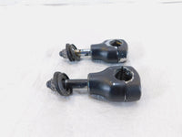 Yamaha Road Star Silverado V-Star 650 1100 Black Handlebar Riser Mount Clamps - C3 Cycle