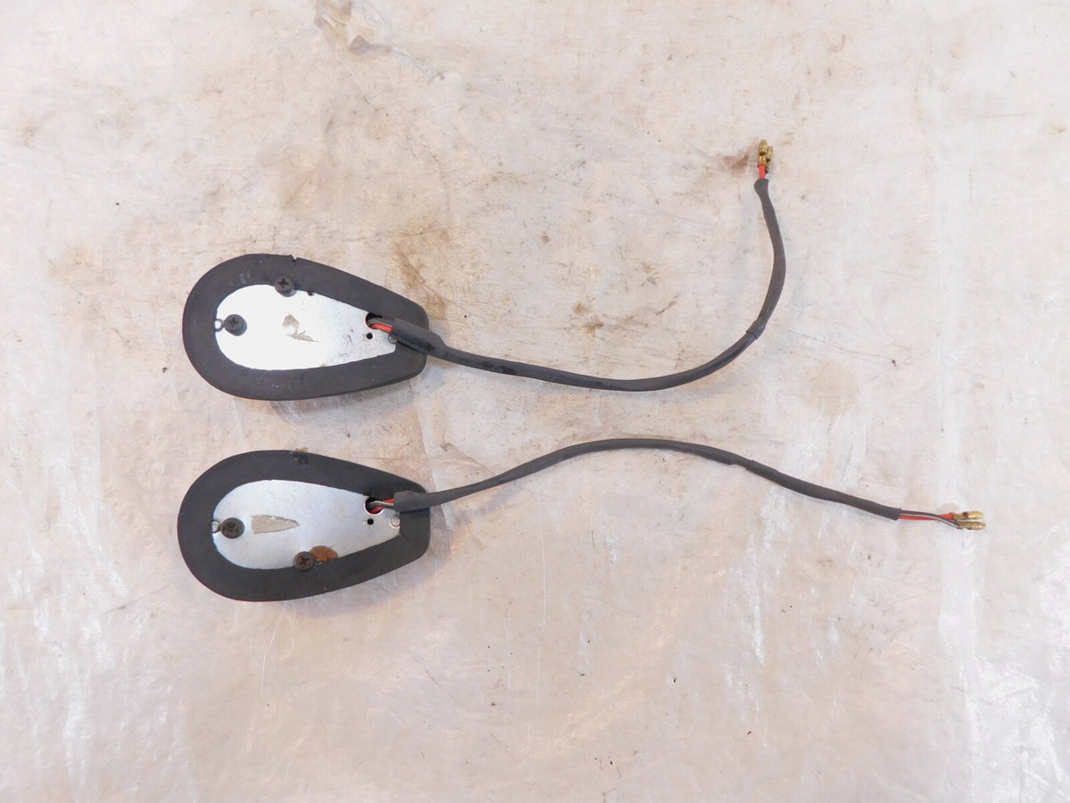 1985-07 Yamaha V-Max VMX12 VMX1200 Amber Rear Left/Right Turn Signal Indicators - C3 Cycle