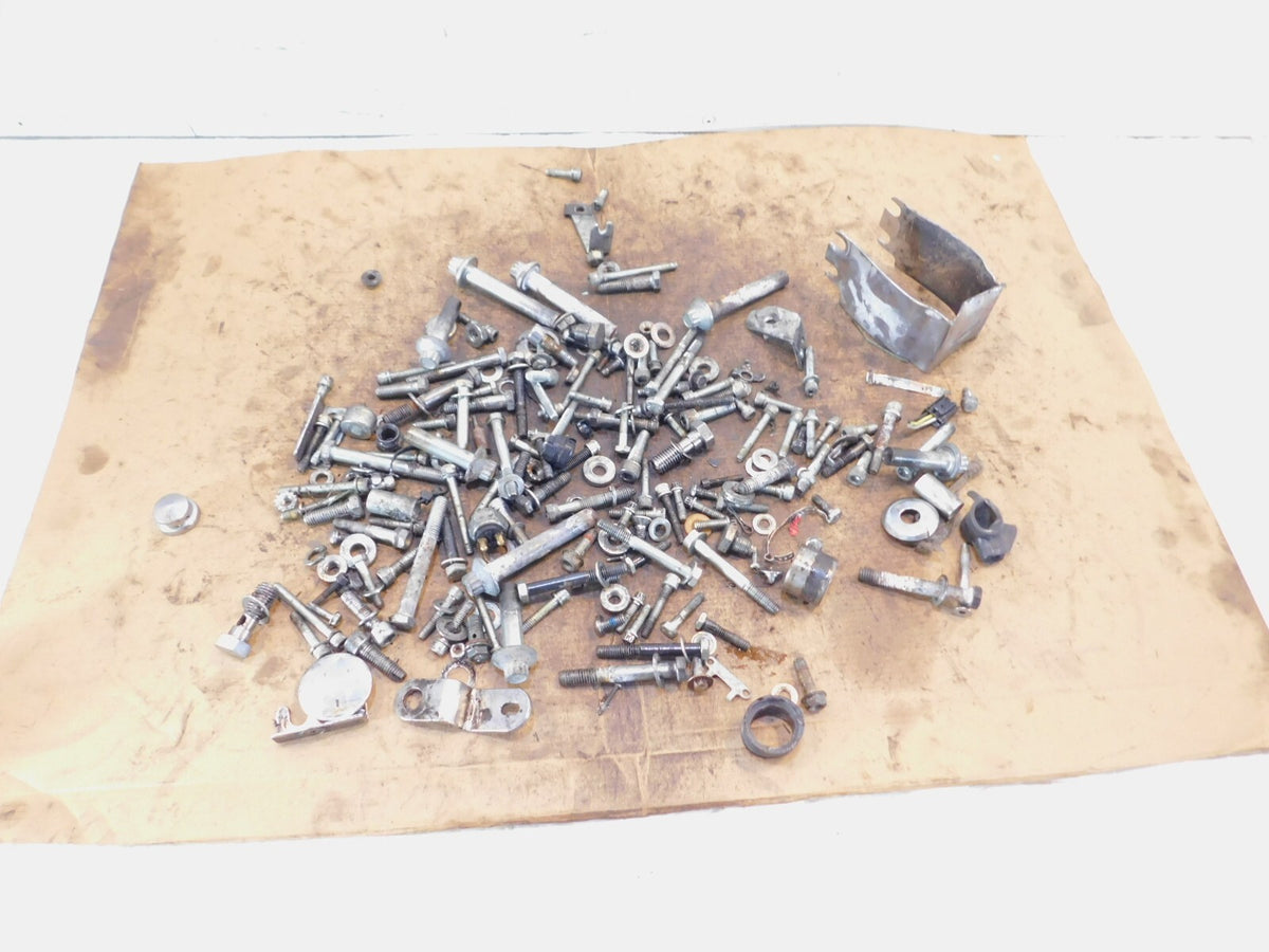 98 Harley Davidson Dyna Wide Glide FXDWG Engine Nut Bolt Brackets Parts Box Lot - C3 Cycle