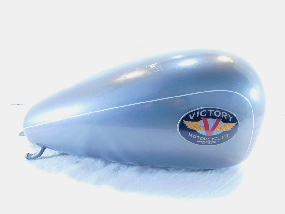 2000 Victory V92 Sport Cruiser Silver Grey Gray Fuel Gas Petrol Tank Assembly - C3 Cycle
