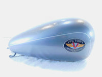 2000 Victory V92 Sport Cruiser Silver Grey Gray Fuel Gas Petrol Tank Assembly - C3 Cycle