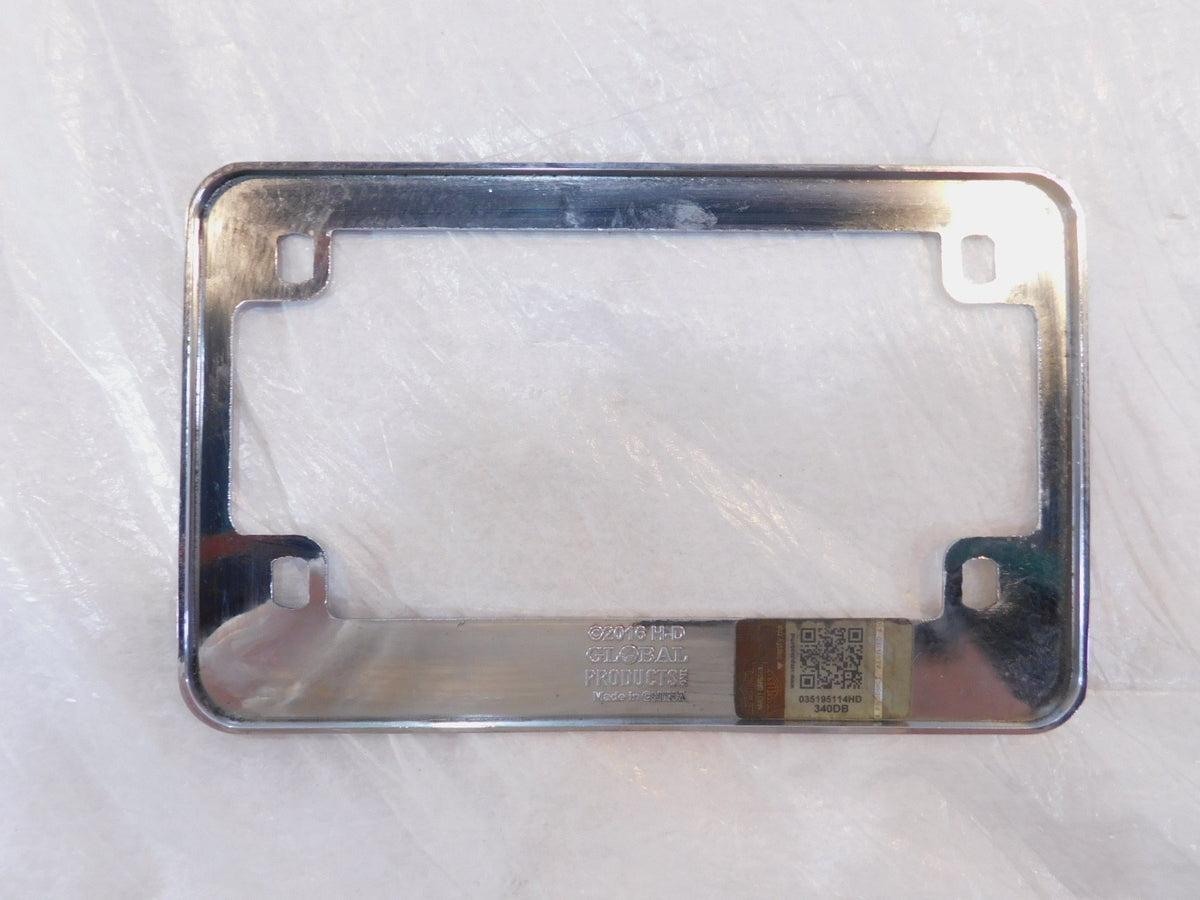 Harley Davidson Sportster Dyna FXR Softail Rear License Plate Cover Frame - C3 Cycle