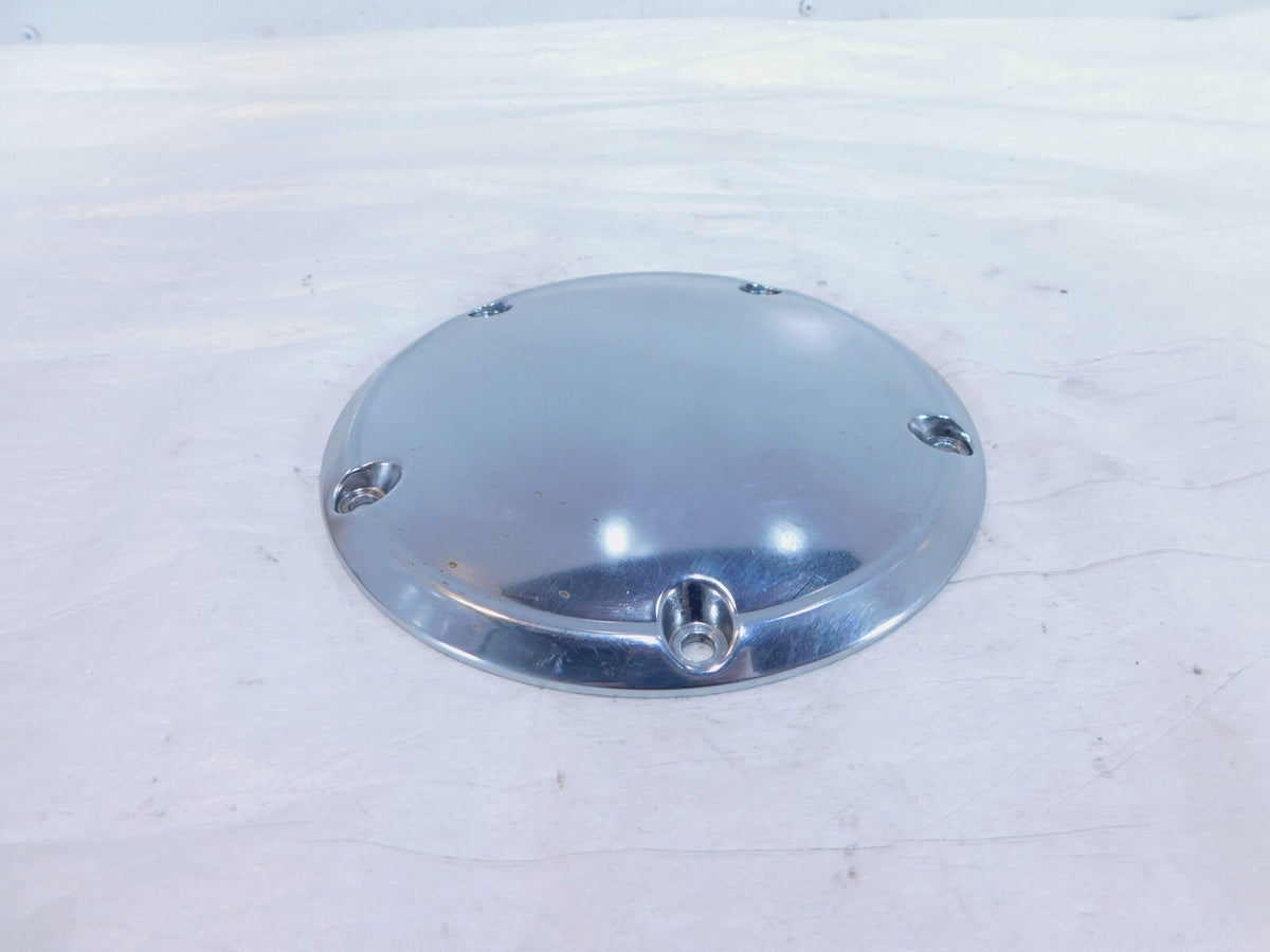 Harley Davidson Twin Cam Touring Dyna Softail Chrome Derby Clutch Cover 25415-99 - C3 Cycle
