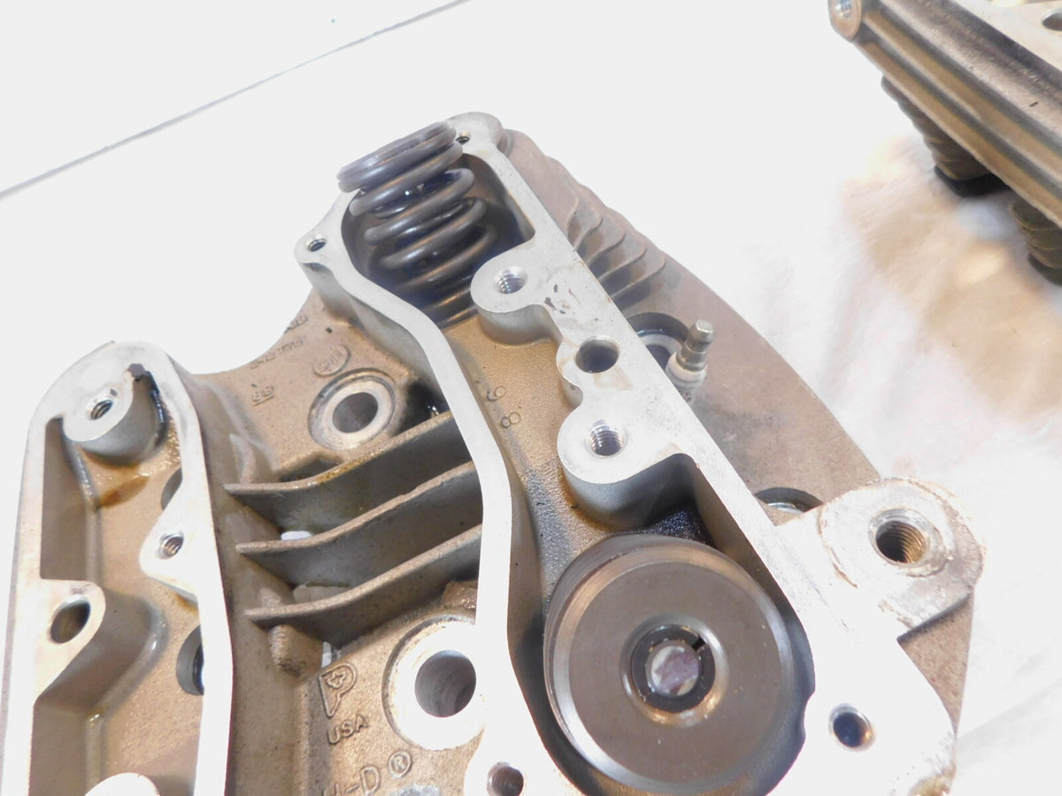Harley Davidson Sportster 883 Hugger & Custom Silver Cylinder Heads w/ Valves - C3 Cycle