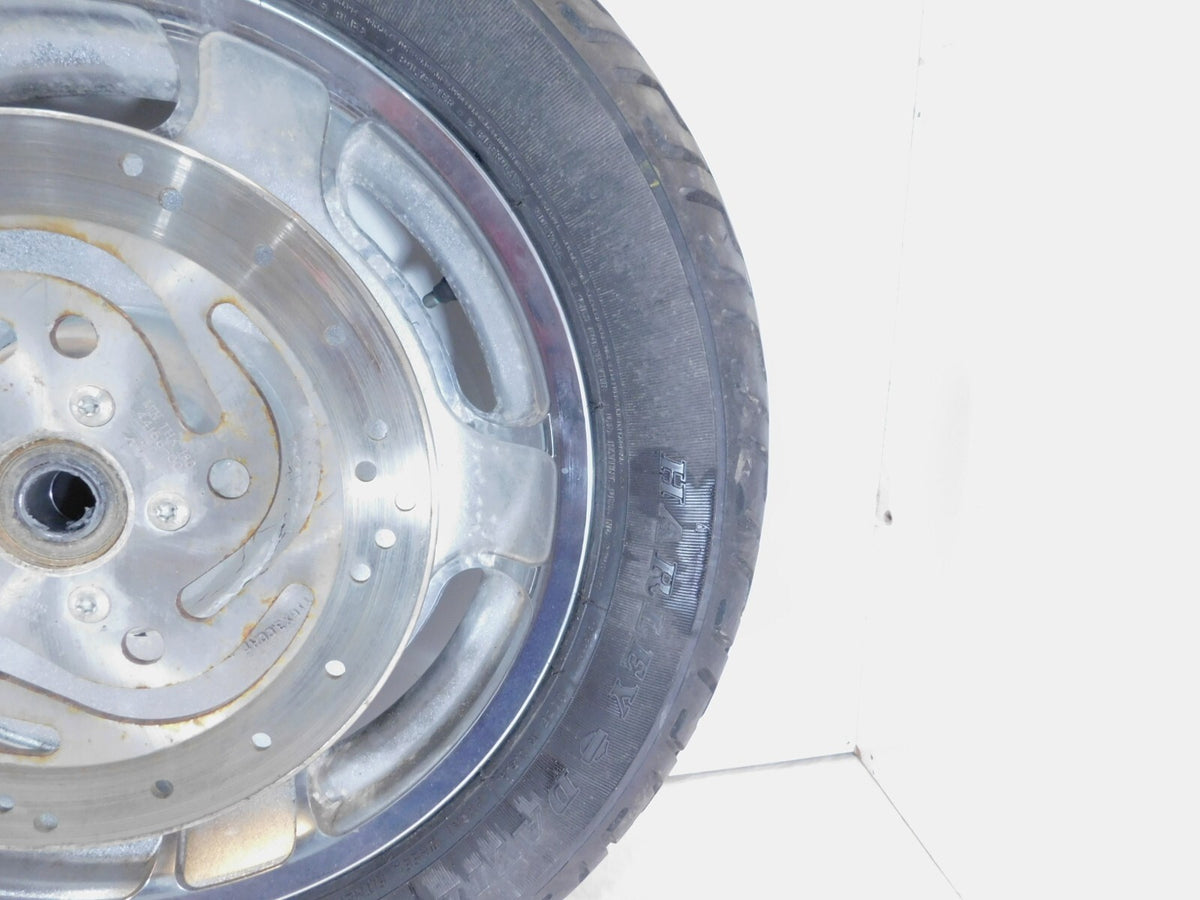 Harley Davidson Road King Electra Glide Chrome Mag Front Wheel Rim Tire & Rotors - C3 Cycle