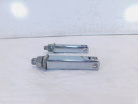Harley EVO FXR EVO Dyna Chrome Front Highway Footpeg Peg Mount Clevis Brackets - C3 Cycle