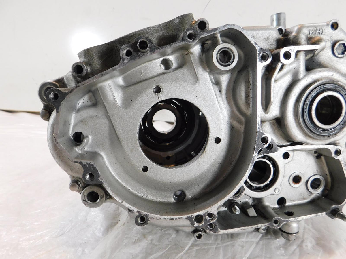 2006-2007 Kawasaki KLX250S 250 Silver Engine Motor Block Crankcase Crank Case - C3 Cycle
