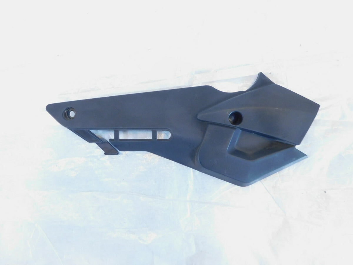 07-13 Aprilia Mana 850 GT Right Rear Footrest Foot Peg Mount Bracket Cover Panel - C3 Cycle