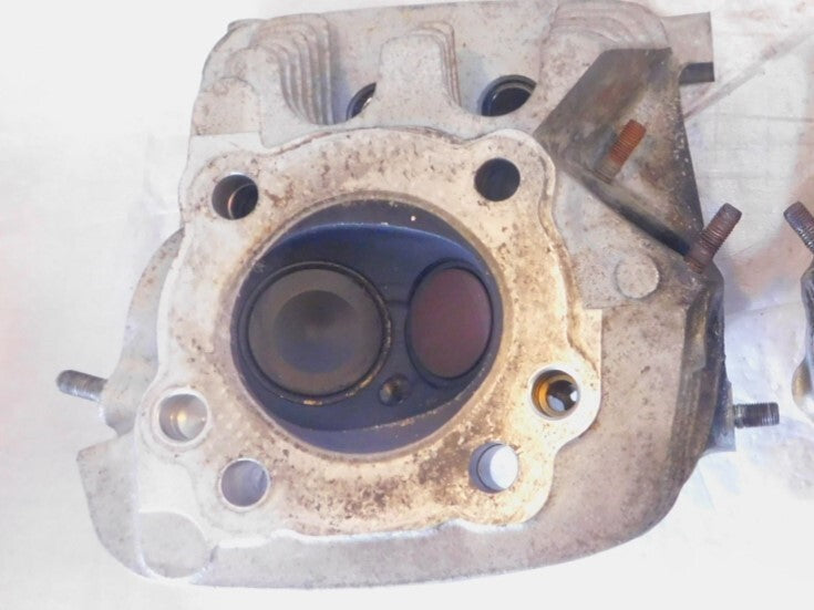 Harley Davidson Sportster 883 Hugger & Custom Silver Cylinder Heads w/ Valves - C3 Cycle