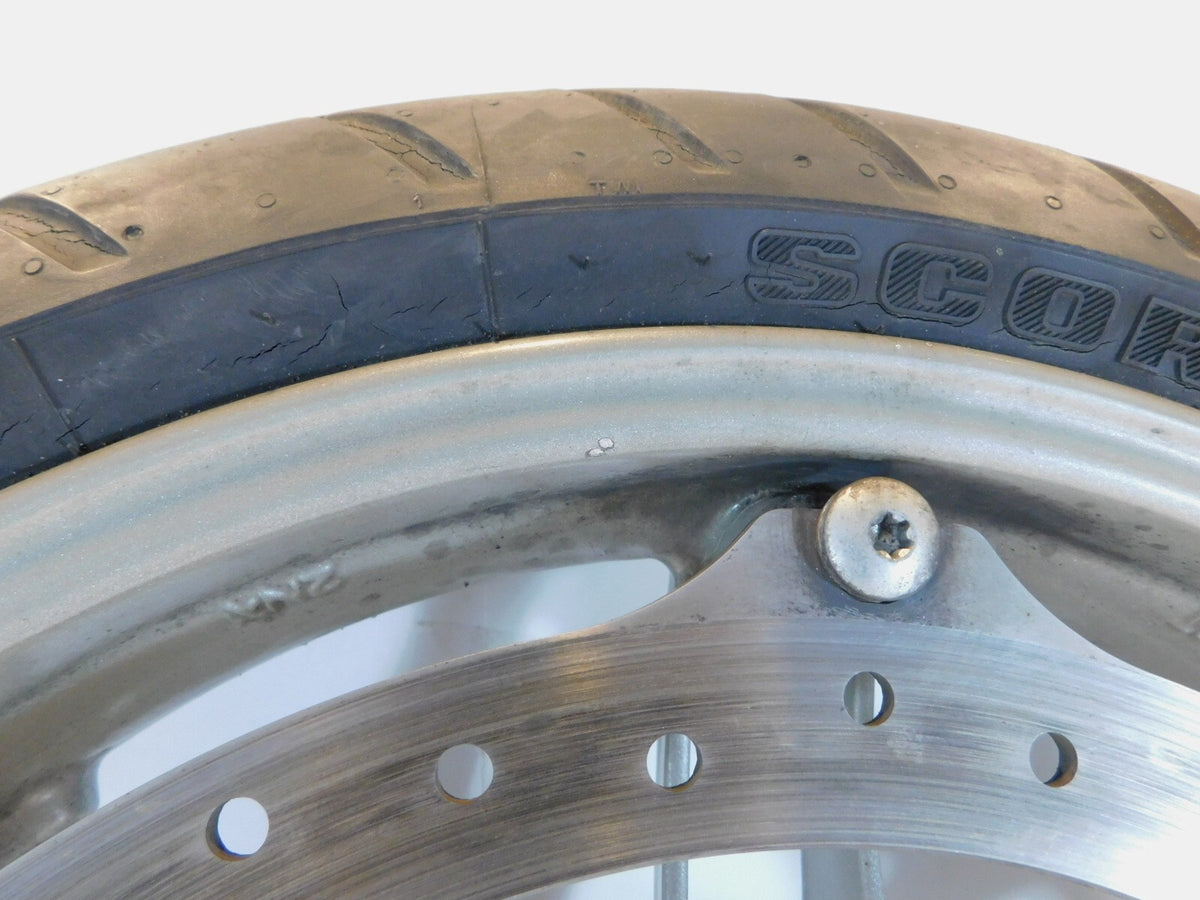 2006-2010 Buell XB XB12 XB12X Ulysses Cast 6 Spoke Front Black Wheel Rim & Tire - C3 Cycle