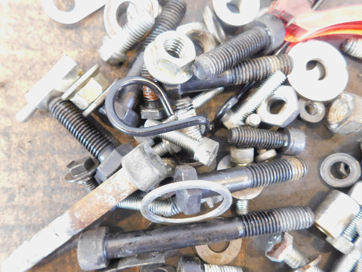 2006 06 Victory Kingpin Engine & Motor Nuts Bolts & Brackets Parts Box Lot - C3 Cycle