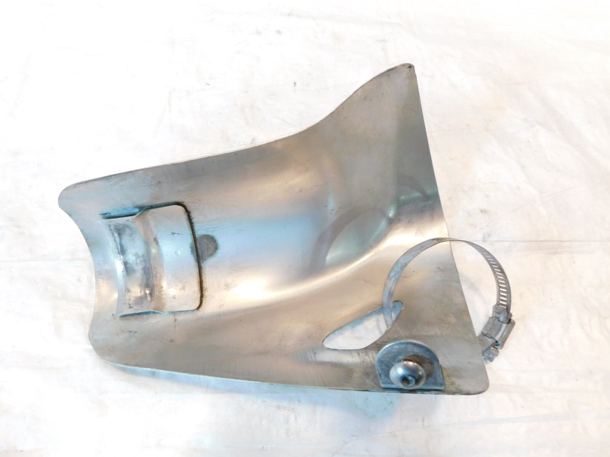 08-17 Suzuki Hayabusa Busa GSX1300 Right Exhaust Pipe Muffler Heat Shield Cover - C3 Cycle
